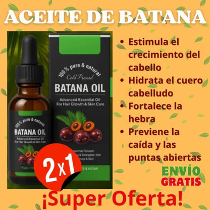 ACEITE DE BATANA PREMIUM X 2 UNIDADES🔥| RECUPERA TU CABELLO ✔